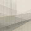 Abstract gray lines form a repeated pattern, with a small gap subtly interrupting their alignment.